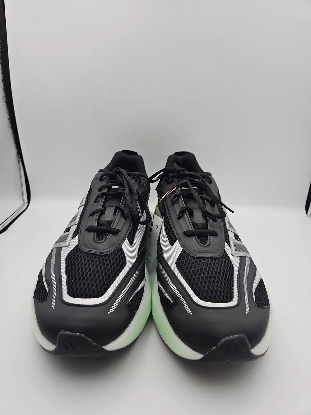 Adidas Black & Mint Lightstride Running Sneakers
